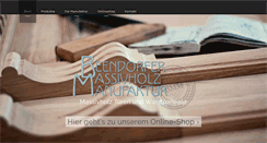 Desktop Screenshot of beendorfer-massivholz.de